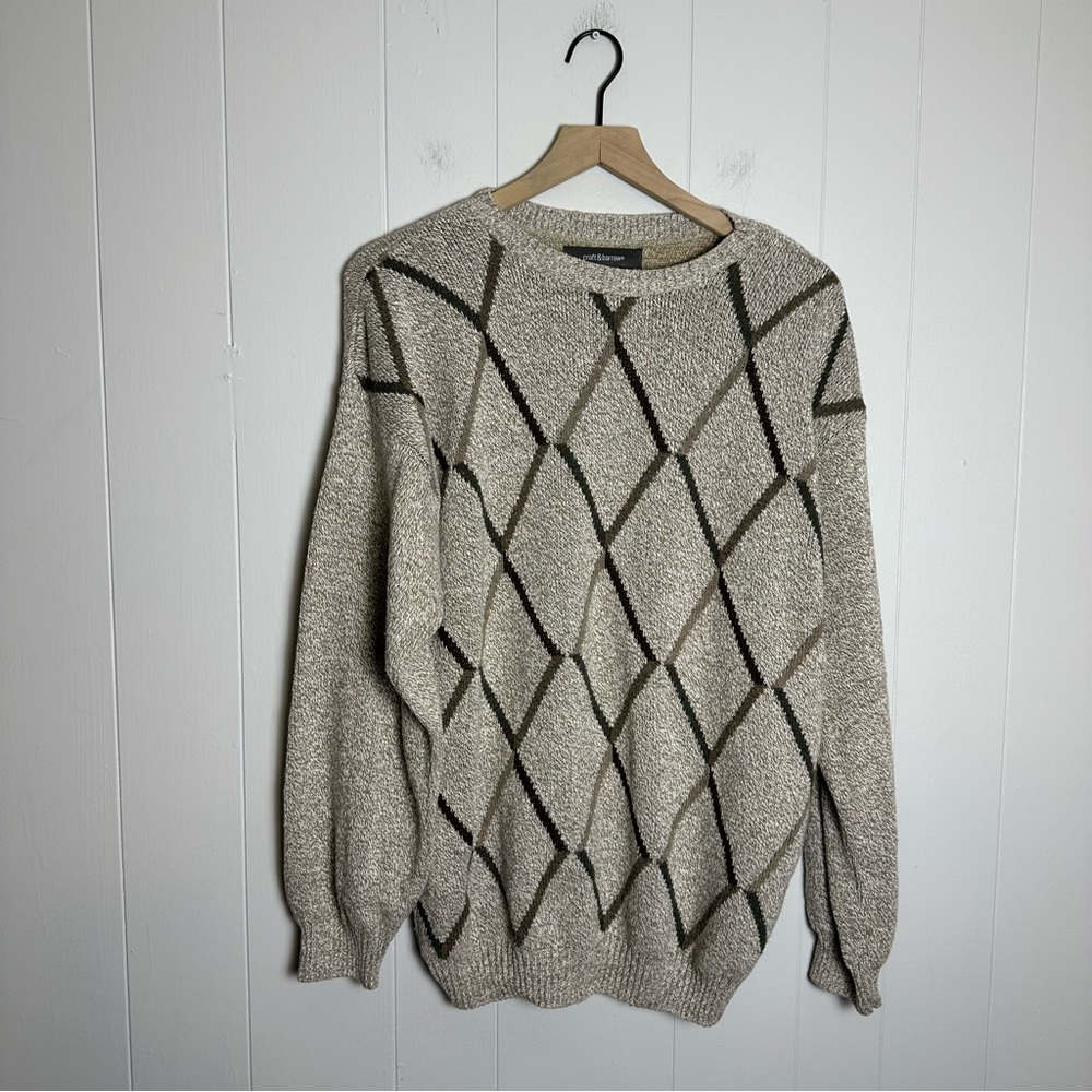 Croft and Burrow Diamond Sweater